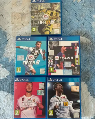 Lotto Giochi di calcio Fifa per Ps4