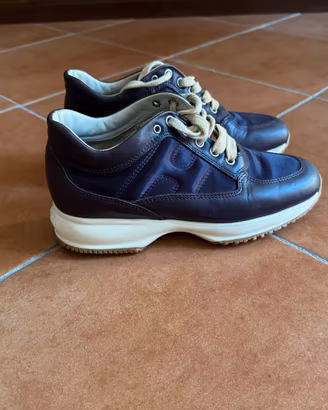 Scarpe Hogan Interactive donna in pelle viola