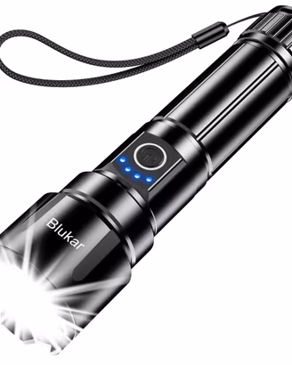 Torcia Blukar LED alta luminosità USB nuova