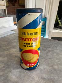 Scatola latta vintage biscotti Buitoni