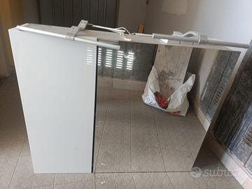 SPECCHIO CONTENITORE BAGNO