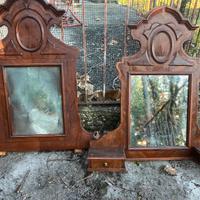 Coppia di Specchiere legno primi ‘900