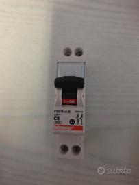 BTicino F881NA/6 Interruttore Magnetotermico 