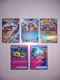 Lotto Carte Pokemon 3 Ex + 2 Asso Tattico TEF Ita