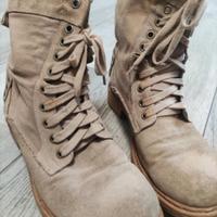 stivaletti pepenè donna camoscio pelle numero 37