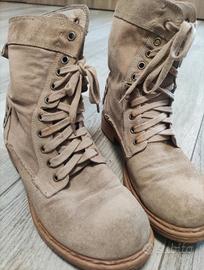 stivaletti pepenè donna camoscio pelle numero 37