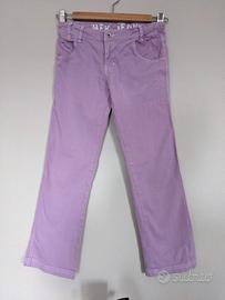 Jeans lilla bambina 6 anni