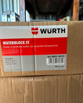 Modulo Giunto idroespansivo Wurth Waterstop