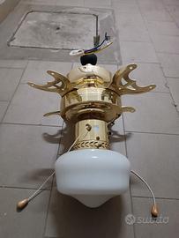 Lampadario ventilatore da soffitto 