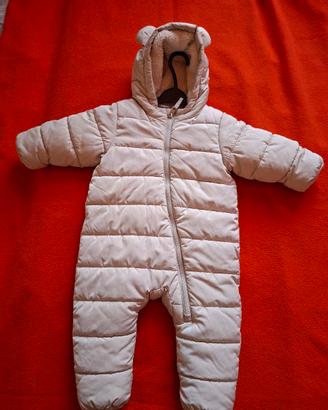 Tuta da neve / Tuta imbottita neonato H&M Tg. 74 
