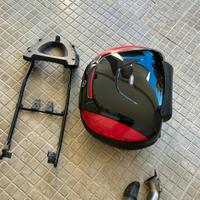scarico + bauletto completo 