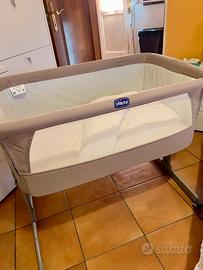 Chicco Next to Me Culla Neonato beige con tessili