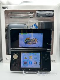 Nintendo 3DS Cosmo Black + Kit Accessori Completo