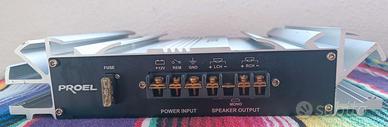 Amplificatori auto Proel funzionanti PR502 + PR504