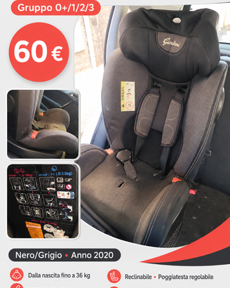 GIORDANI SEGGIOLINO AUTO OBERON 0+/1/2/3