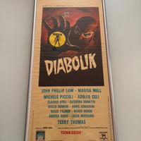 Locandina Diabolik 1967 Prima Edizione