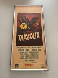 Locandina Diabolik 1967 Prima Edizione