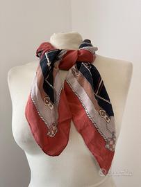 🌷 Foulard Valentino in Seta 🌷 Stampa equestre 🌷