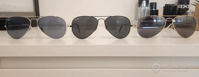 3 Occhiali da sole ray ban aviator