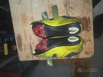 scarpe bici corsa mis 43 + tacchette look