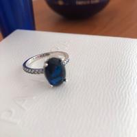 Pandora Anello Misura 8 Pietra Blu 190056C01