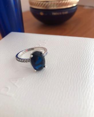 Pandora Anello Misura 8 Pietra Blu 190056C01