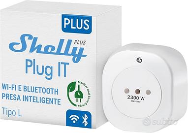 Presa Smart Shelly Plus Plug IT 10A Spina Italiana