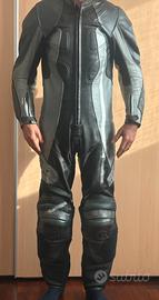 Tuta moto vintage Bieffe racing in vera pelle