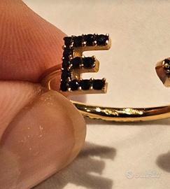 Anello regolabile Rebecca arg. 925 "E"
