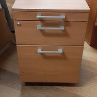 Cassettiera da ufficio in legno 
