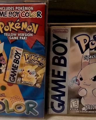 Nintendo GameBoy Color  Pokemon Edizione Pikachu