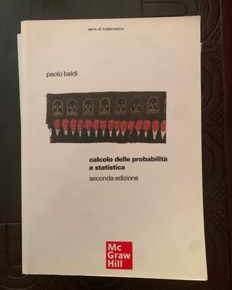 Calcolo della probabilità e statistica - Baldi