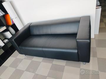 divano Ikea Klippan simil pelle