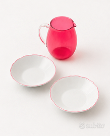 Rose & Tulipani – Caraffa  + Insalatiera