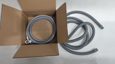 Tubo di carico + scarico lavastoviglie/lavatrice