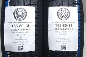 2 GOMME 155 80 13 DEBICA A76003