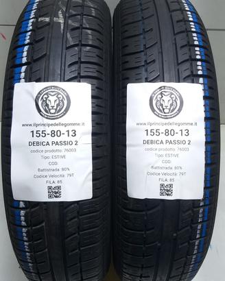2 GOMME 155 80 13 DEBICA A76003