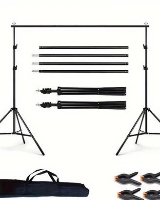 Kit Sfondo Fotografico Verde 2x3m (come nuovo)