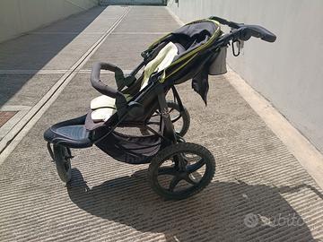 PASSEGGINO HAUCK RUNNER , Nero Giallo Neon