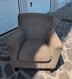 Poltrona IKEA EKENÄS + Copripoltrona Beige OTTIMI