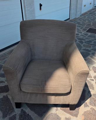 Poltrona IKEA EKENÄS + Copripoltrona Beige OTTIMI