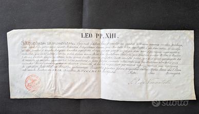  Breve pontificio di Leone XIII, 1892