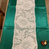 Centro rettangolare ad uncinetto