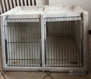 Kennel per cani con divisorio