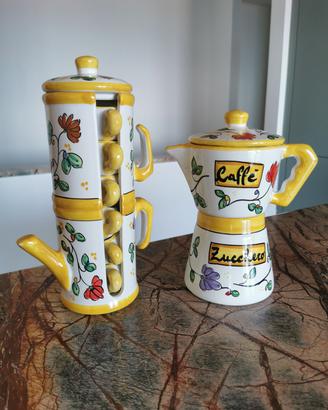 set completo in ceramica originale di Ischia