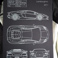 Blueprint Lamborghini Aventador
