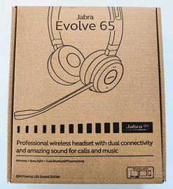 Jabra Evolve 65 NUOVE Wireless imballo originale 