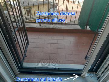 Zanzariera portafinestra 220€ leggerm. trattabili