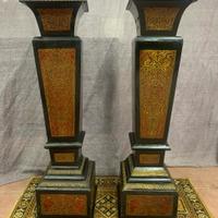 Coppia colonne Boulle