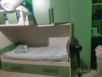 cameretta a ponte con 2 letti